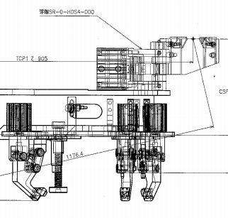 料柄取件兼制品取件機械手